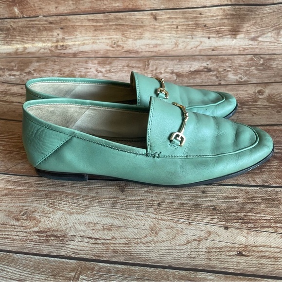 Sam Edelman Women\'s Loraine Tailored green slippers loafers size 8